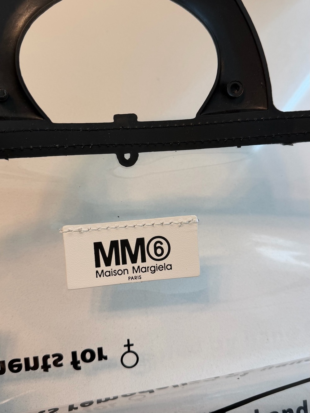 MM6 Maison Martin Margiela Clear PVC Bag - Picture 3 of 5